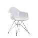 Produktbild Vitra 4401110001 Stuhl DAR Eames Plastic Armchair Gestell verchromt, weiß