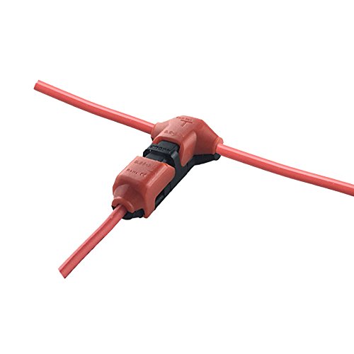 brightfour DIY alambre Quick Splice Conectores, rojo