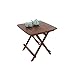 Produktbild YIXINY Tabelle Bambus Falten Quadratischen Tisch Einfach Freizeit Tragbar Draussen Picknick Lernen Buch Tabelle (Farbe : 90cm)