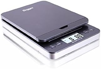 SAGA 86 LB GRAY DIGITAL POSTAL SHIPPING SCALE by SAGA X 0.1 OZ WEIGHT USPS POSTAGE W/AC USB M Pro Model by SAGA