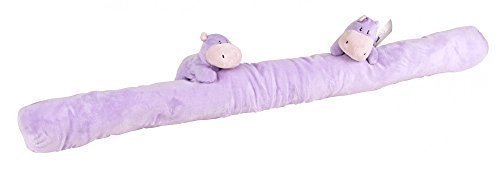 Zugluftstopper Türvorleger Türdichtung in div. Designs Plüschtier Plüschdeko (Hippo)