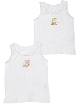 Disney Campanellino Ufficiale - Canottiere in cotone (pacco da 2) - Bambina