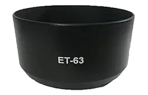 Hanumex ET63 Lens Hood for Canon EF-S 55-250mm f/4-5.6 is STM Lens (Black)