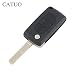 Produktbild Remote Entry Key Fob Shell Fall 3 Tasten Klapp Remote Autoschlüssel Shell Fall für Citroen für Peugeot C2 C3 C4 C5 C6 C8 Heißer