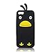 Produktbild Silikon Silicon Case 3D Vogel schwarz für Apple Iphone 5 Handy Tasche Schale Cover Schutz Hülle Bumper Back Case