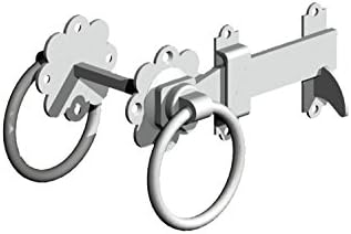 Saddlers Ring Gate Latch, 6-inch, Galvanize