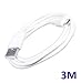 Price comparison product image Invero® 3M Micro USB Data Sync Transfer & Charger Cable ideal for Samsung Galaxy S3 (i9300) - White