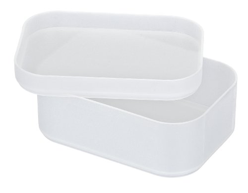 WENKO 20999100 Organizer Ice Cube S Weiß – stapelbar, Kunststoff – Polypropylen, 15.5 x 7 x 11.5 cm, Weiß - 2