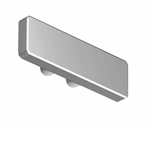 GARDUNA 300cm Gardinenschiene Vorhangschiene, Aluminium, silber, alu-silber eloxierte Oberfläche, 2-läufig oder 1-läufig (Wendeschiene) - 3