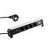 Produktbild MANAX® Tischsteckdosenleiste Steckdosen 4-fach mit 2x USB schwarz An- / Aus Schalter