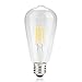 Produktbild LED Glühbirne, E27 4W 2700 K Dimmbare LED Glühbirnen Set Vintage Klarglas Glühbirnen