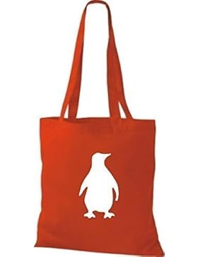 ShirtInStyle Stoffbeutel Pinguin Baumwolltasche Beutel, diverse Farbe