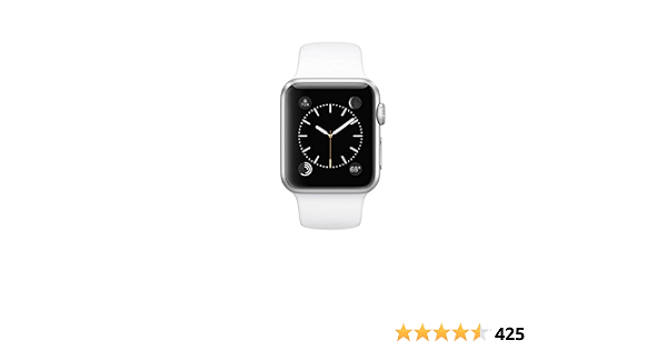 Apple Armbanduhr 38 mm Aluminium Fall Sport mit Weiß Sport Band :  Amazon.de: Elektronik \u0026 Foto