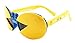 Interesting Crab Series Folding Ultraviolet-Proof Baby Sunglasses-Yellow Frame