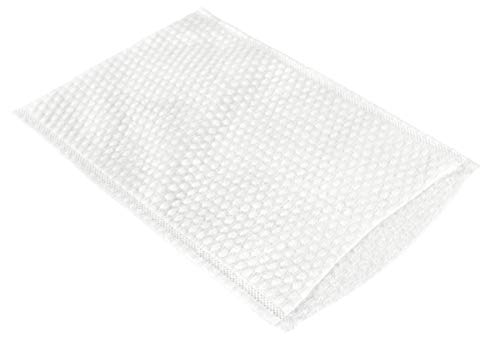 Preisvergleich Produktbild 3D Molton-Einmal-Waschhandschuhe, Einweg-Waschlappen, Pflegewaschlappen, Körperwaschlappen, genoppt, weiß, 15 x 23 cm