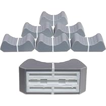 10x Bouton Noir Pour Potentiomètre à Glissière FADER 17mmLx14mm E17/32