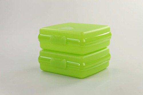 TUPPERWARE To Go Sandwich-Box limette (2) Brotbox Schule Pausenbrotbehälter A126 15193 - 3