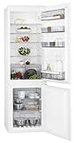 Frostmatic AEG SCE61826NS Einbau Kühl-Gefrier-Kombination mit Gefrierteil unten / 192 l Kühlschrank / 61 l Gefrierschrank / NoFrost vier-Sterne Gefrierabteil / sparsamer Einbaukühlschrank / H: 178 cm / weiß