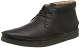Flexible Laufsohle Clarks Herren Oakland Rise Klassische Stiefel, Schwarz Black Leather, 42 EU