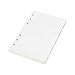 Produktbild Zhi Jin Standard 6 Loch nachfüllbar Filler Papier fügt gefüttert Zeitschriften Notebooks Diaries 80 Blatt A5-Blank Paper