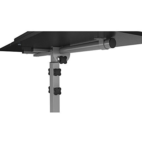 Mobiler Projektor Beamer Wagen Rollwagen Notebook Laptop Tisch TS-2 mit 2 Platten stabil mobil neigbar - 4