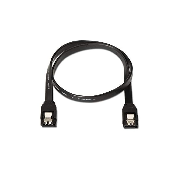 AISENS A130-0157 - Cable Datos con Anclajes (0.5 m, para Disco Duro SATA) Color Negro - Image 3