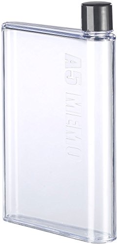 Rosenstein & Söhne Ultraflache Wasser-Flasche im A5-Notizbuch-Format, 420 ml - 3