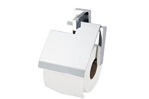 Preisvergleich Produktbild Haceka Edge 1143811 Toilet Roll Holder with Lid by Haceka
