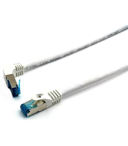 Câble Patch Goobay CAT 6 1x Coudé 90°, U/UTP, Noir 5 M