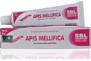 Healthymia SBL Apis Mellifica Ointment 25gm - for Stiffness, Reduce Puffiness, Soothes inflammations