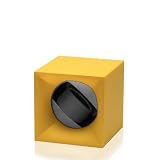 Swiss Kubik Uhrenbeweger Startbox für 1 Uhr Batteriebetrieb gelb SK01.STB.003
