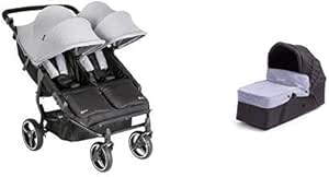 my child easy twin double stroller & carrycot