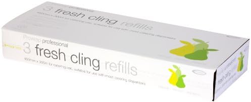 2 x Cling Film Refill boxes (each box contains 3 x 18" rolls) (450mm x 300m)