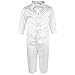 Baby Boys 4 Piece Christening Wwedding Special Occassion Outfit White (9-12months)