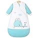 Produktbild Chilsuessy Kinderschlafsack Baby Winterschlafsack Schlafsaecke aus GOTS Bio Baumwolle von Geburt bis 4 Jahre alt (XXL/Koerpergroesse 100-120cm, Grün Wal)