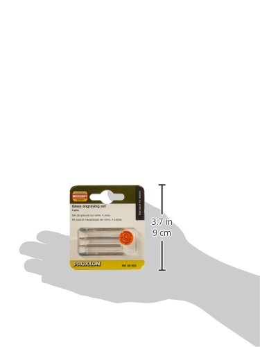 Proxxon Werkzeugsatz für Glasbearbeitung 4-teilig, 1 Stück, grün, 28920 - 3