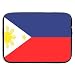 Produktbild Philippine Island Flag Rectangle Sticker 13-15 Inch Laptop Sleeve Bag - Tablet Clutch Carrying Case,Water Resistant, Black-13 Inch