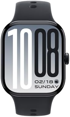 vivo Watch GT2 Smartwatch Uomo Donna, Batteria 25 Giorni, Display AMOLED 2,07'', Chiamate Bluetooth e GPS, 100+ Sport incl. Padel, 5ATM Impermeabile, Cardio SpO2 Sonno, NFC, Nero