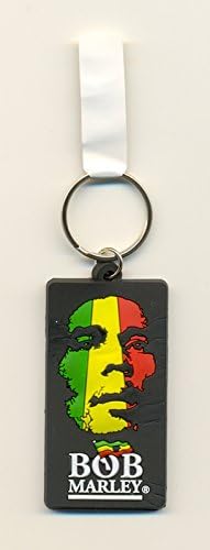 Bob Marley Rasta ace Rubber Keyring Official