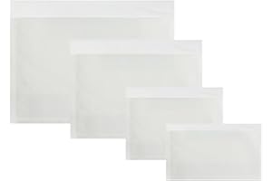 Sobres Portadocumentos Adhesivos - Docufix Packing List - A6 A5 A4 DL - Sobre Contiene Documentación Albarán/factura - Sobre Transparente Plástico para albaranes - LADIJET (100, A5 | 225 X 165 mm)