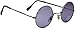 Price comparison product image Party Pro 871117 Hippy Purple Glasses, Mulit Colour