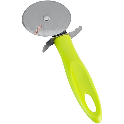 Metaltex 247959125 Pizzaschneider "Kristall" aus Edelstahl/ABS, bambus-grün, 21 x 5 x 5 cm