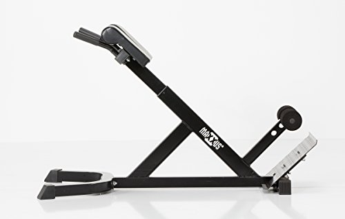 MAXXUS Hyperextension Rückentrainer für ein gesundes Rückentraining. Massive Ausführung. NEU: Bis Schuhgröße 47 verwendbar. Rückenstrecker, Torso Trainer - 4