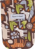 Diapees And Wipees Diapees & Wipees Brown Zoo Animals Baby Diaper And Wipes Bag