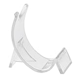 Material: Acrílico Sharplace Expositive Pedestals Transparente de Acrílico Holder para Pantalla de Libro Teléfonos Móviles Ipad 5X5X4CM