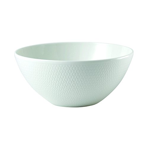 Wedgwood40023841 Gio Soup/Cereal Bowl 6.3", Bone China, White