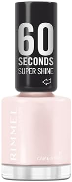 Rimmel 60 Seconds Super Shine Smalto, Smalto asciugatura rapida, Colore vibrante, A lunga tenuta, 8 ml, 108 Cameo Rose