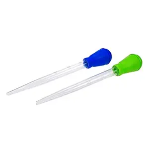 Bitray Manual Fish Tank Water Changer Aquarium Dropper,30ml Aquarium Clean Pipette Dropper, Fish Tank Cleaning Waste Cleaner, Aquarium Gravel Cleaning Straw (2 Pack)