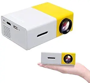 FABYUZ Mini Portable Led Projector 1080P/ Palm Size / Supporting A Variety of Video / Pictures / Music Formats