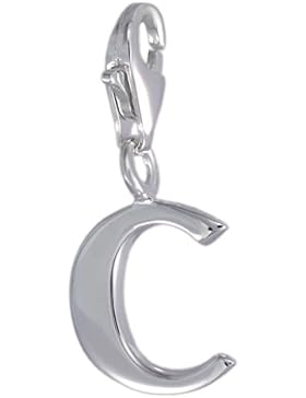 Melina Damen-Charm Bettelarmband Anhänger Buchstabe C 925 Silber - 1801681